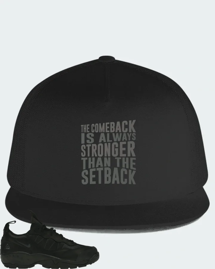 Nike ACG Air Mada Low Sneaker Matching Black Hat - The Comeback