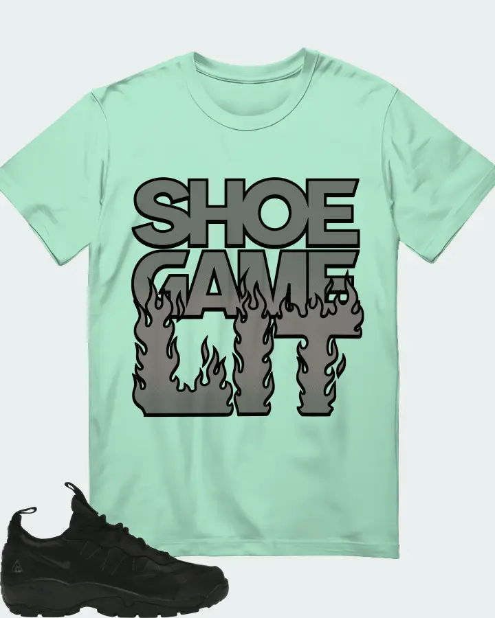 Nike ACG Air Mada Low Sneaker Matching Mint T-Shirt - Shoe Game Lit Refreshed