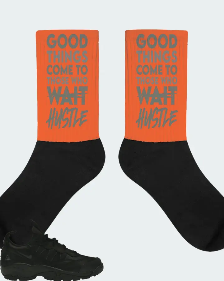 Nike ACG Air Mada Low Sneaker Matching Orange Socks - Good Things Come