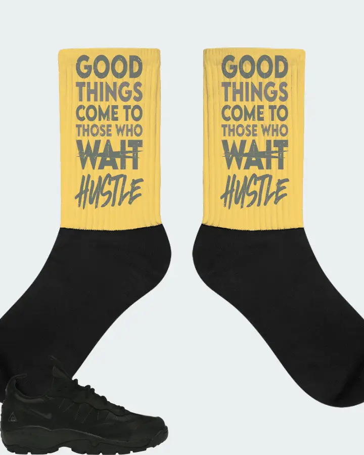 Nike ACG Air Mada Low Sneaker Matching Yellow Socks - Good Things Come