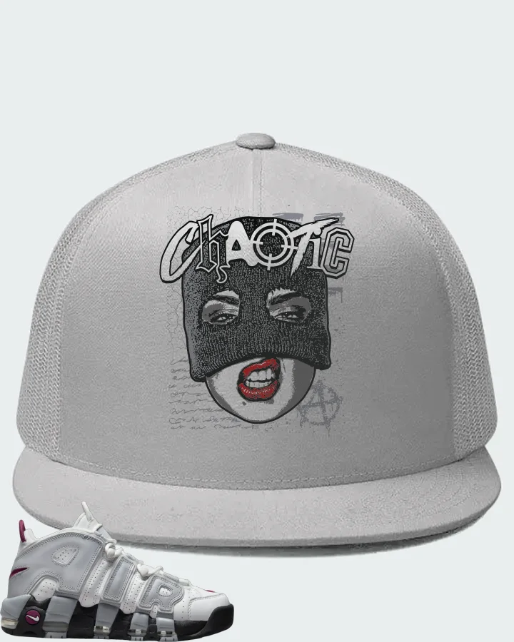 Nike Air More Uptempo Rosewood Wolf Grey (Women's) Matching Hat