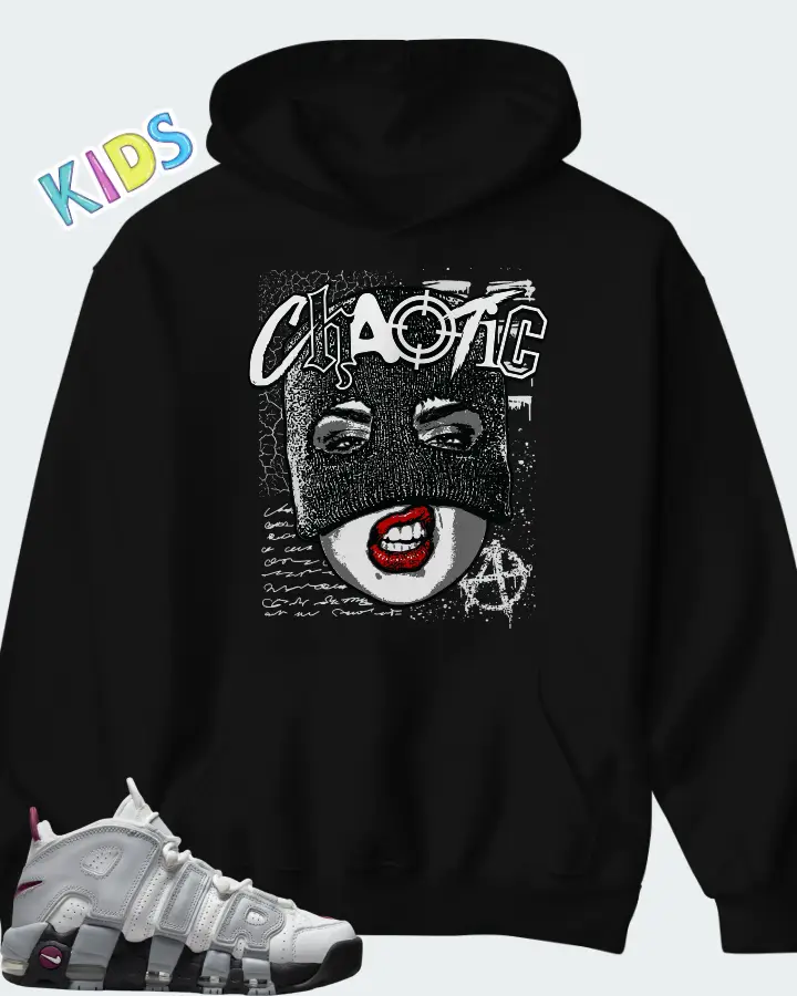 Nike Air More Uptempo Rosewood Wolf Grey (Women's) Matching Kid's Hoodie