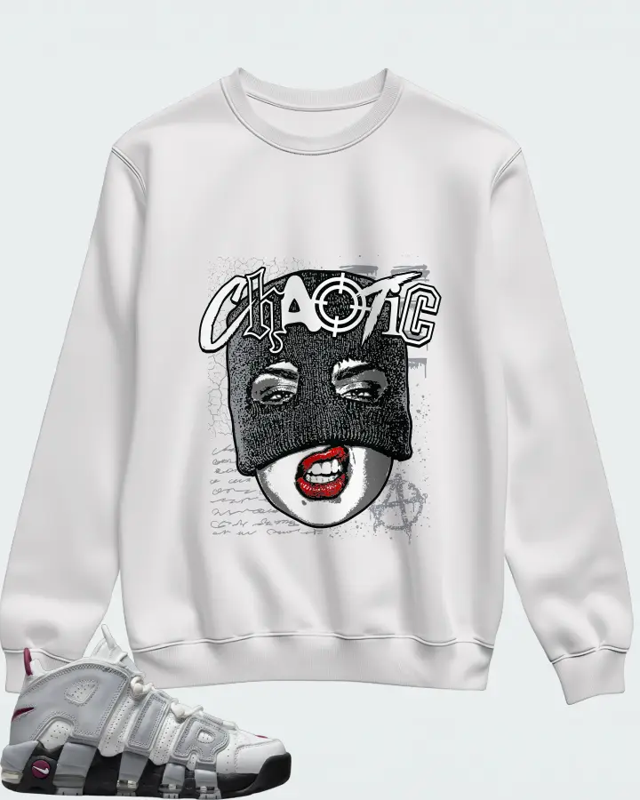 Nike Air More Uptempo Rosewood Wolf Grey (Women's) Matching Sweatshirt