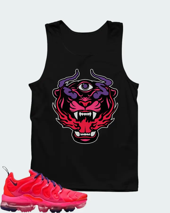 Nike Air VaporMax Plus Bright Crimson Matching Tank Top