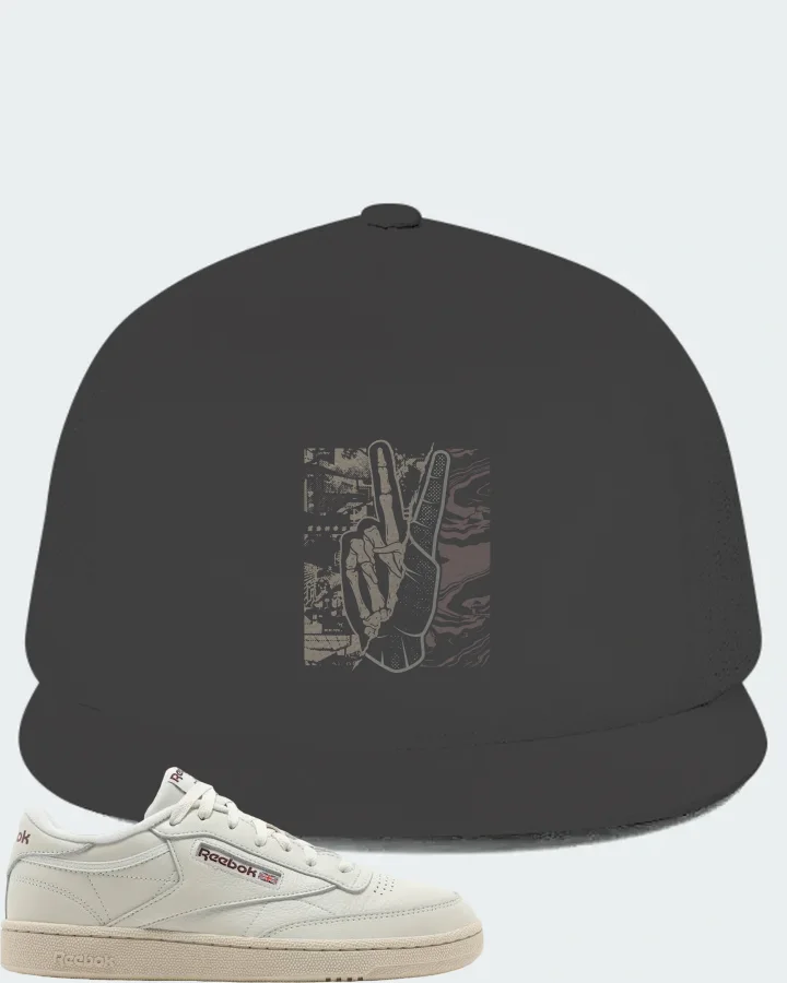 Reebok Club C 85 Vintage Sneaker Matching Dark Grey Hat - Peace of mind