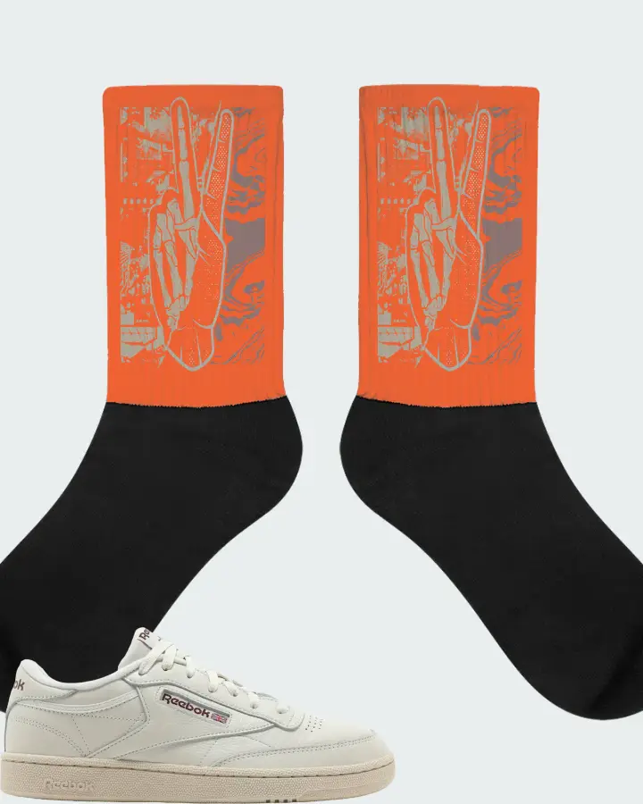 Reebok Club C 85 Vintage Sneaker Matching Socks - Peace of mind