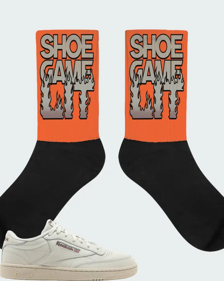 Reebok Club C 85 Vintage Sneaker Matching Socks - Shoe Game Lit Refreshed