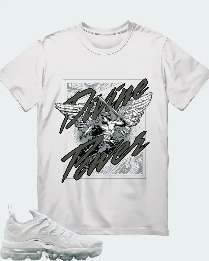 Nike Air VaporMax Plus White Chrome Matching T-Shirt