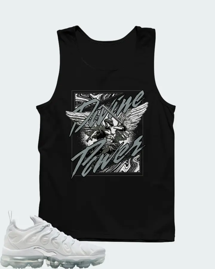 Nike Air VaporMax Plus White Chrome Matching Tank Top