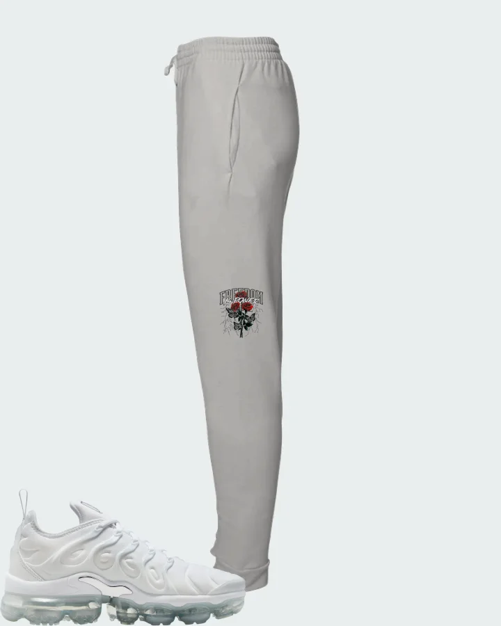 Nike Air VaporMax Plus White Chrome Matching Joggers