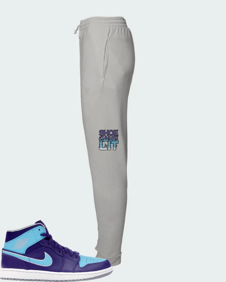 Air Jordan 1 Mid Gamma Blue Matching Joggers