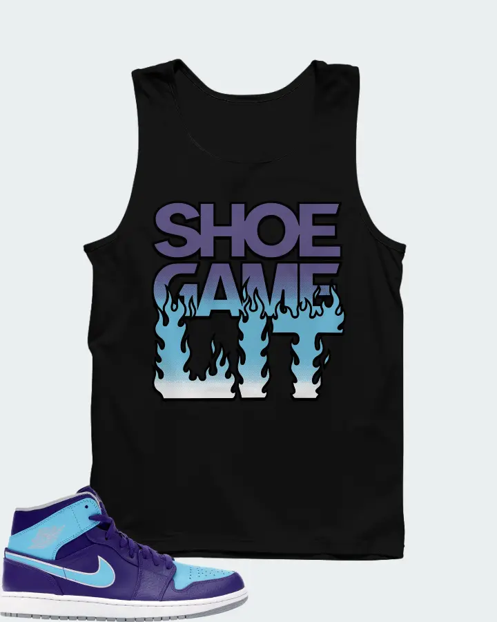 Air Jordan 1 Mid Gamma Blue Matching Tank Top