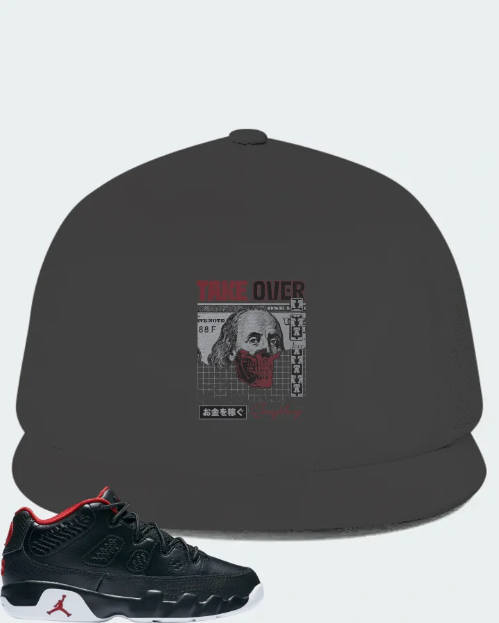 Jordan 9 Retro Low Snakeskin (PS) Sneaker Matching Dark Grey Hat - Take Over