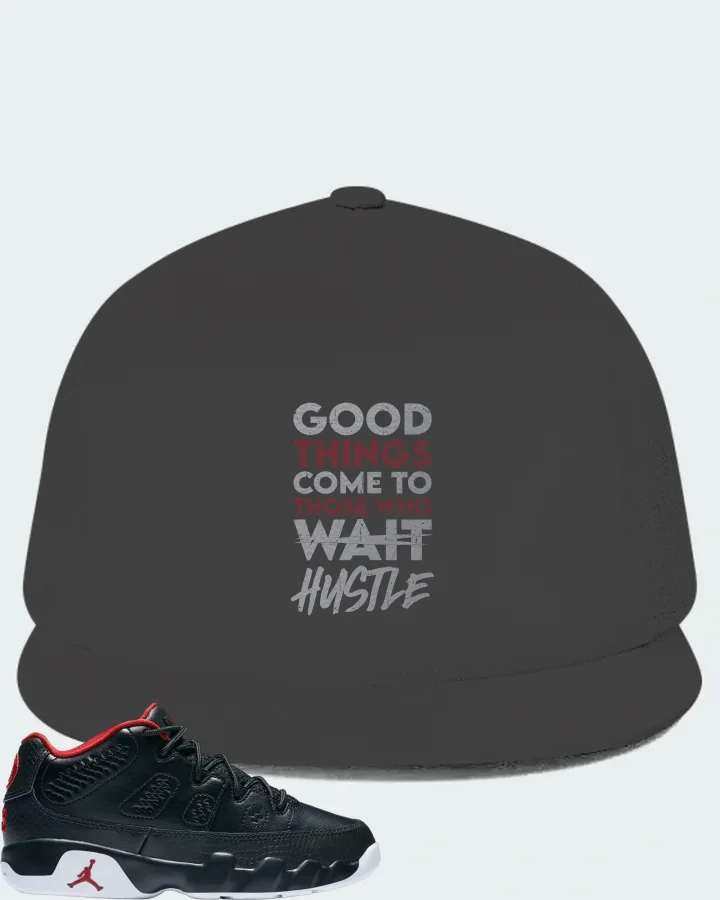 Jordan 9 Retro Low Snakeskin (PS) Sneaker Matching Dark Grey Hat - Good Things Come