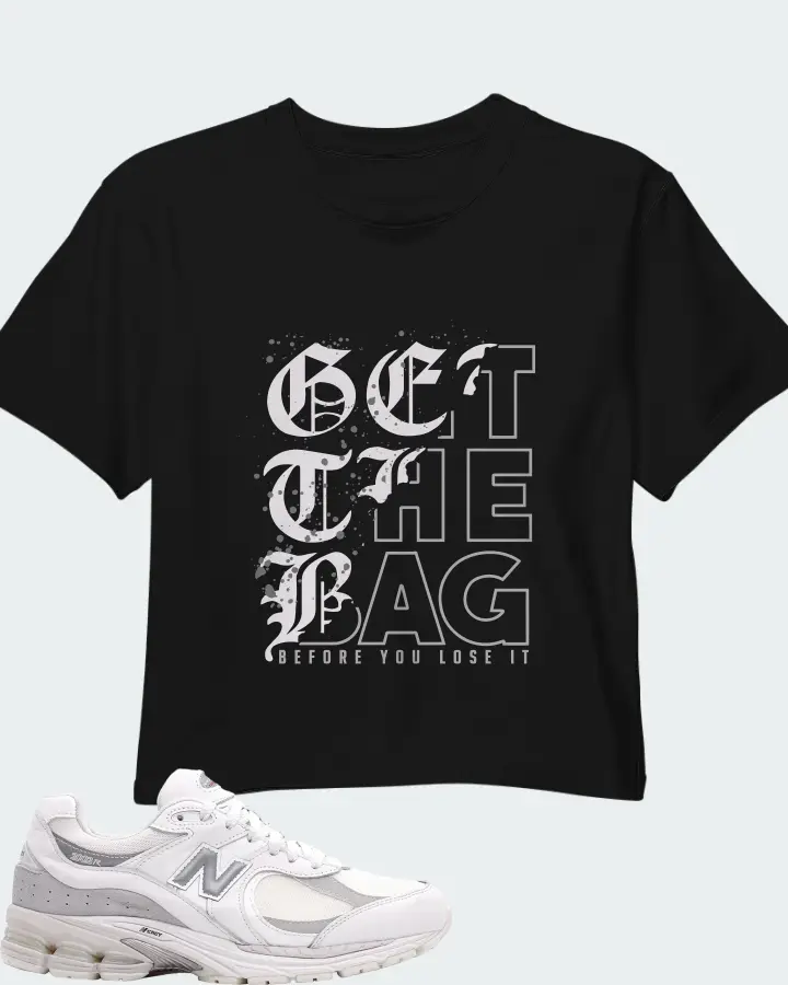 New Balance 2002R Gore-Tex White Brighton Grey Matching Crop Top