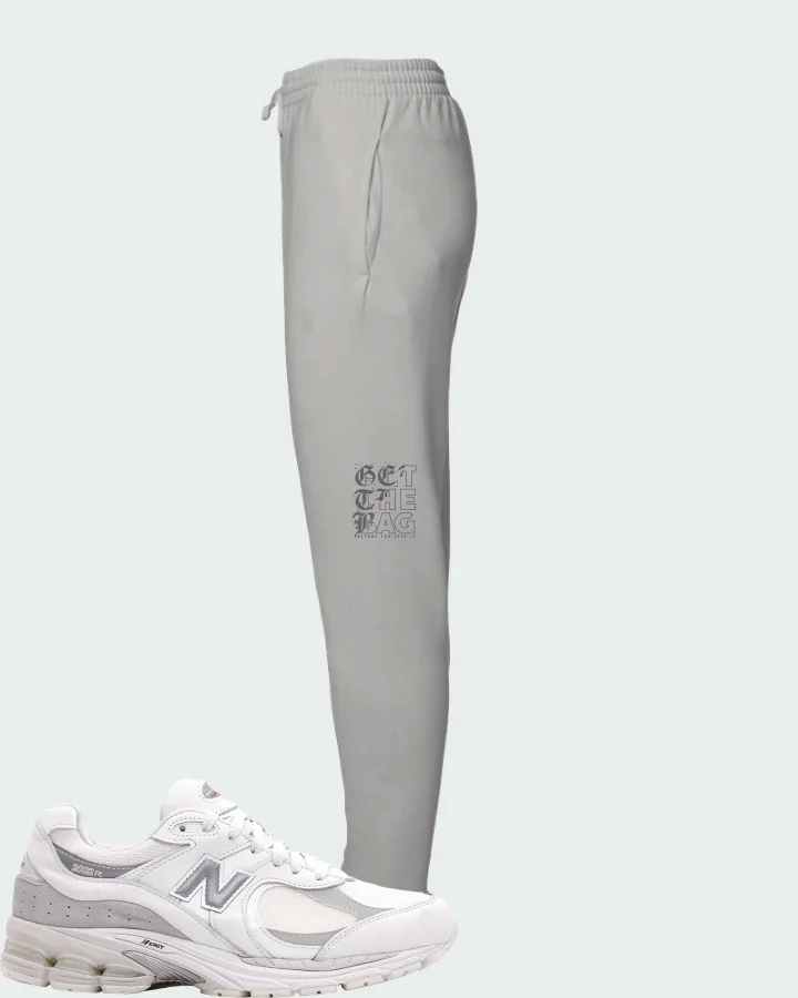 New Balance 2002R Gore-Tex White Brighton Grey Matching Joggers