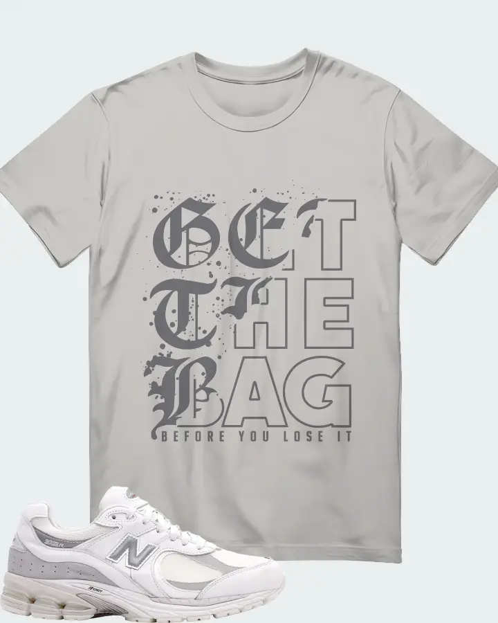 New Balance 2002R Gore-Tex White Brighton Grey Matching T-Shirt