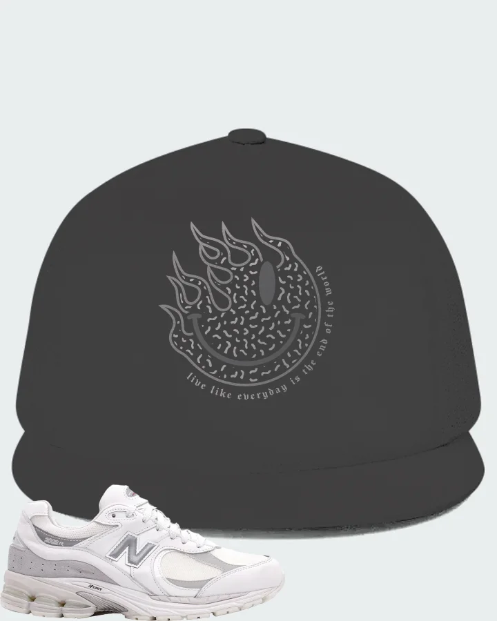 New Balance 2002R Gore-Tex White Brighton Grey Matching Hat