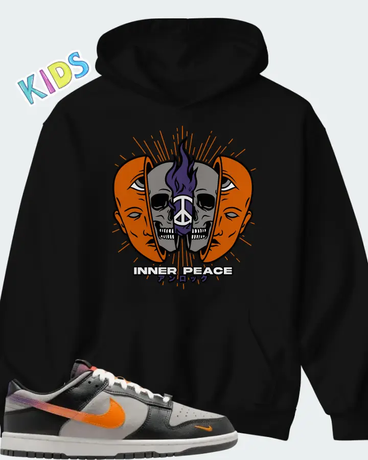 Nike Dunk Low Sunset Matching Kid's Hoodie