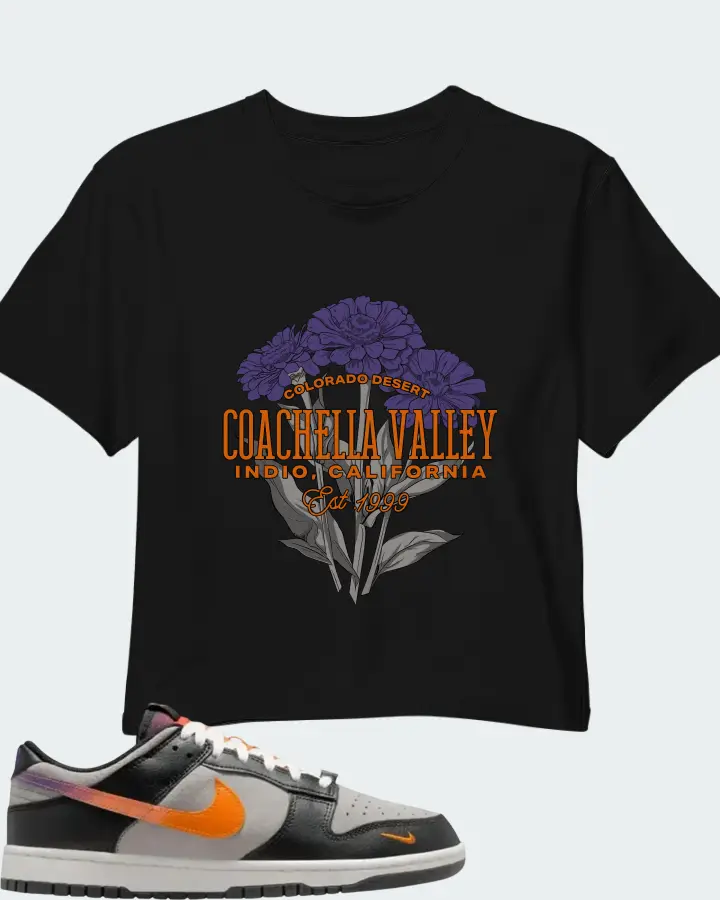 Nike Dunk Low Sunset Matching Crop Top