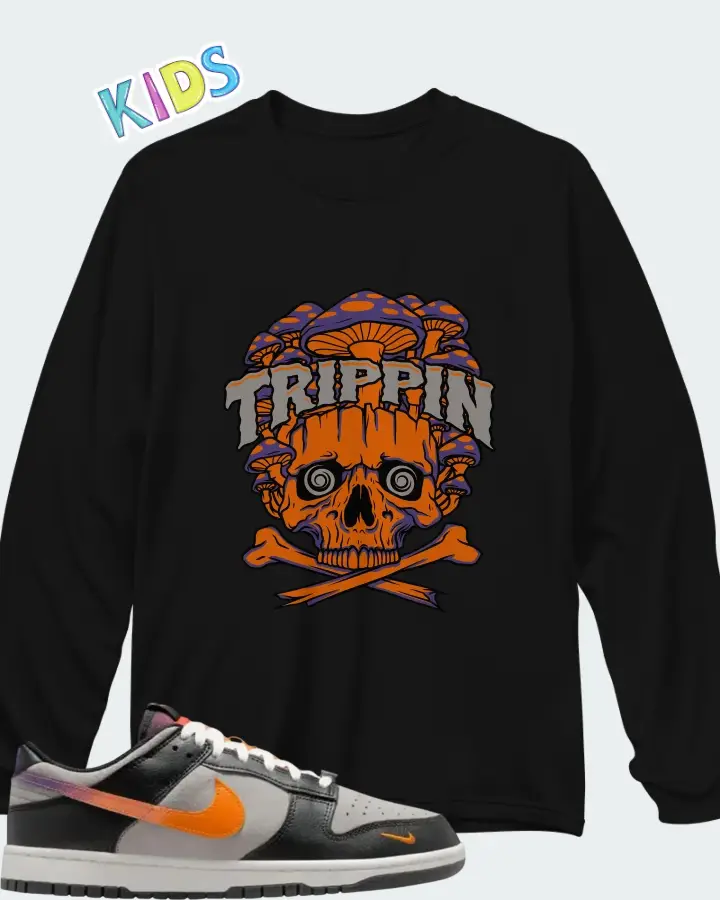Nike Dunk Low Sunset Matching Kid's Long Sleeve T-Shirt