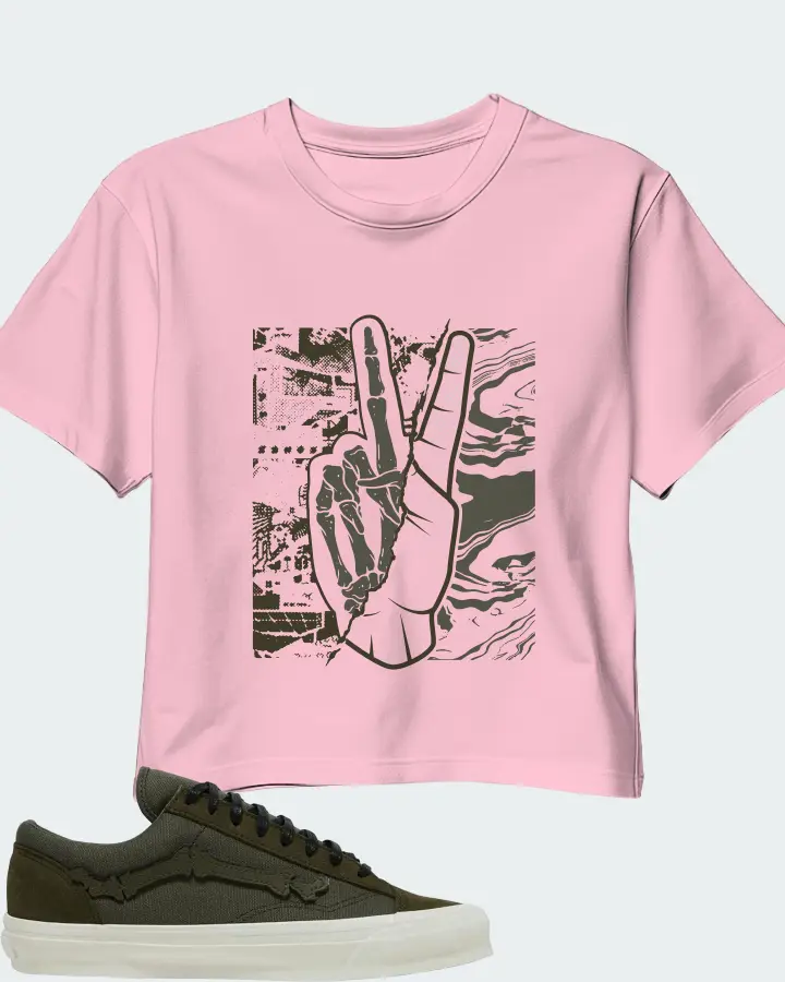 Vans OG Style 36 LX Sneaker Matching Crop Top - Peace of mind