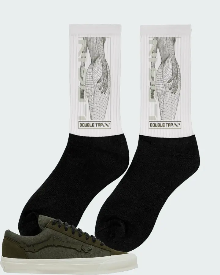 Vans OG Style 36 LX Sneaker Matching White Socks (LOGIN) - View 3