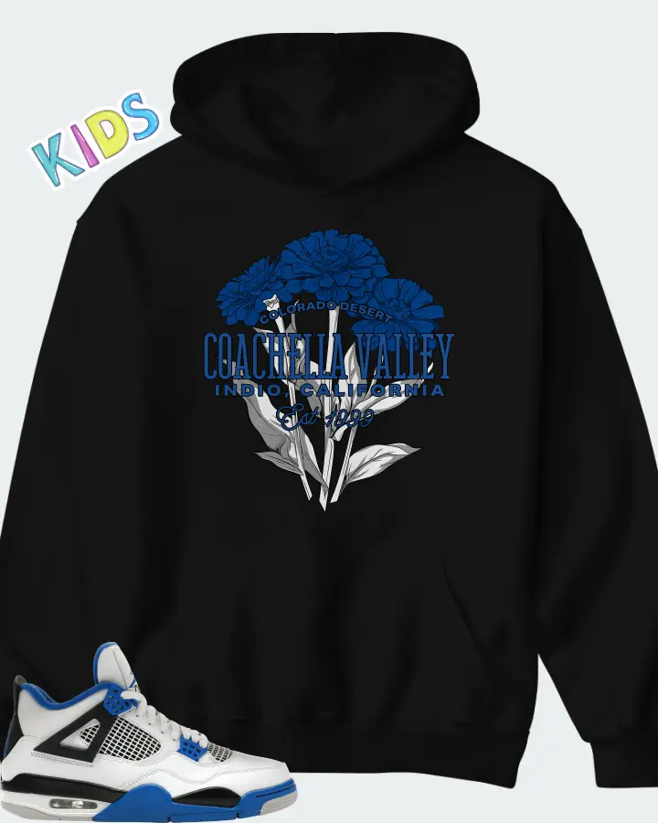 Air Jordan 4 Retro Motorsports Matching Kid's Hoodie