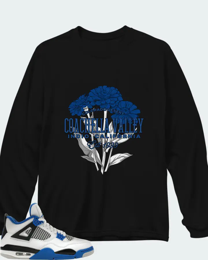 Air Jordan 4 Retro Motorsports Matching Long Sleeve T-Shirt
