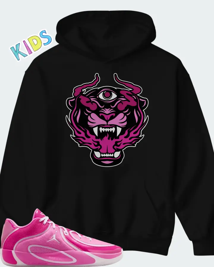 Air Jordan Tatum 4 China Rose Matching Kid's Hoodie