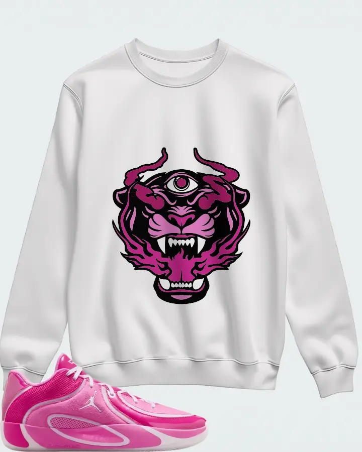 Air Jordan Tatum 4 China Rose Matching Sweatshirt