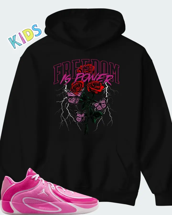 Air Jordan Tatum 4 China Rose Matching Kid's Hoodie