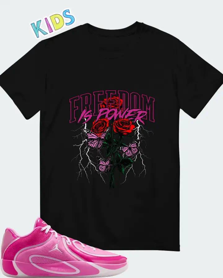 Air Jordan Tatum 4 China Rose Matching Kid's T-Shirt