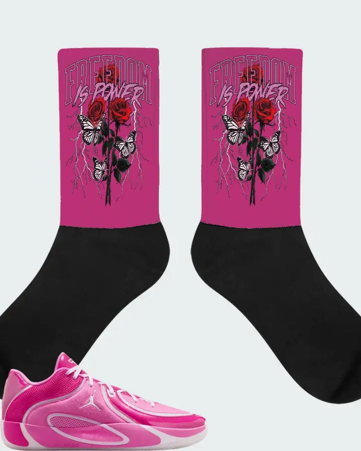 Air Jordan Tatum 4 China Rose Matching Socks