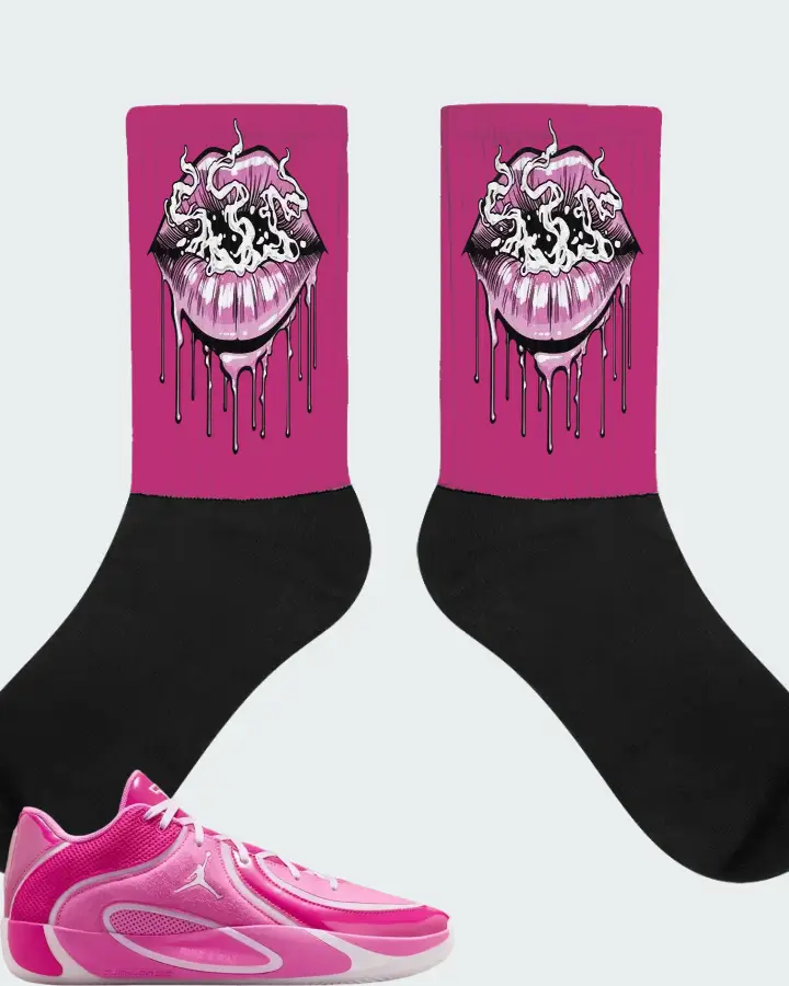 Air Jordan Tatum 4 China Rose Matching Socks