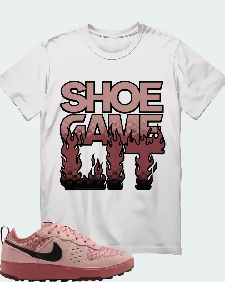 Nike C1TY Red Stardust Sneaker Matching White T-Shirt - Shoe Game Lit Refreshed