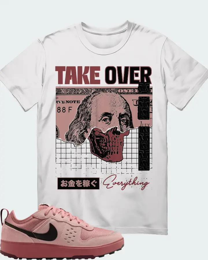 Nike C1TY Red Stardust Sneaker Matching White T-Shirt - Take Over