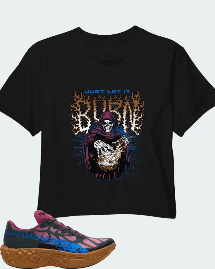 Salehe Bembury x Puma Velum Nitro Magenta Gleam Matching Crop Top
