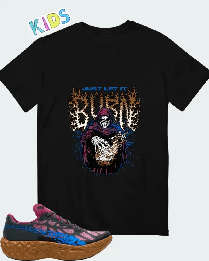 Salehe Bembury x Puma Velum Nitro Magenta Gleam Matching Kid's T-Shirt