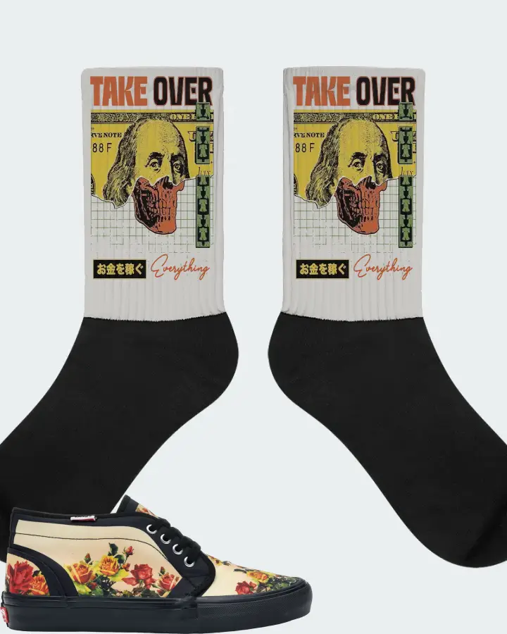 Vans Chukka Sneaker Matching Grey Socks - Take Over