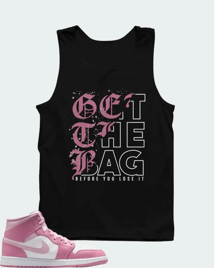 Air Jordan Jordan 1 Mid Elemental Pink Iced Carmine Matching Tank Top