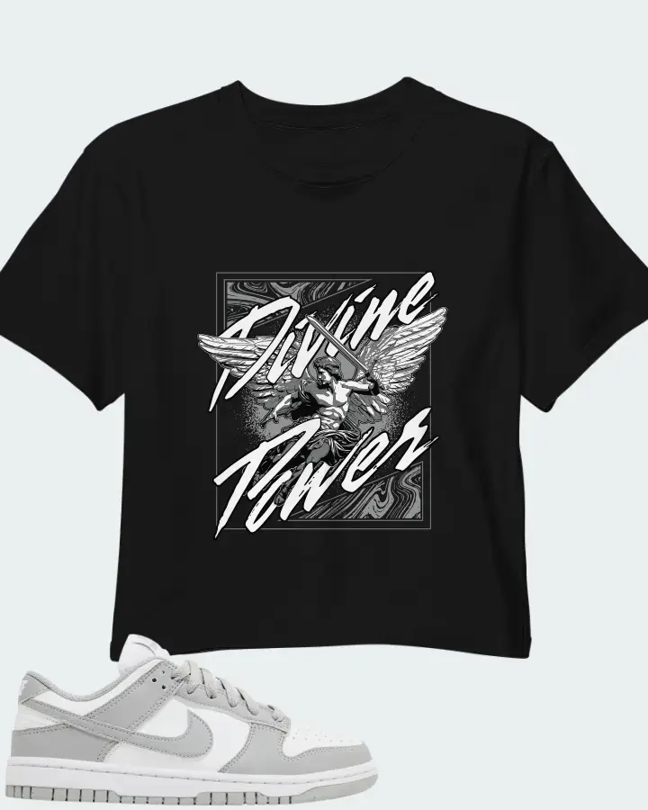 Nike Dunk Low Next Nature Light Smoke Grey Matching Crop Top