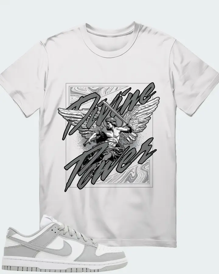 Nike Dunk Low Next Nature Light Smoke Grey Matching T-Shirt