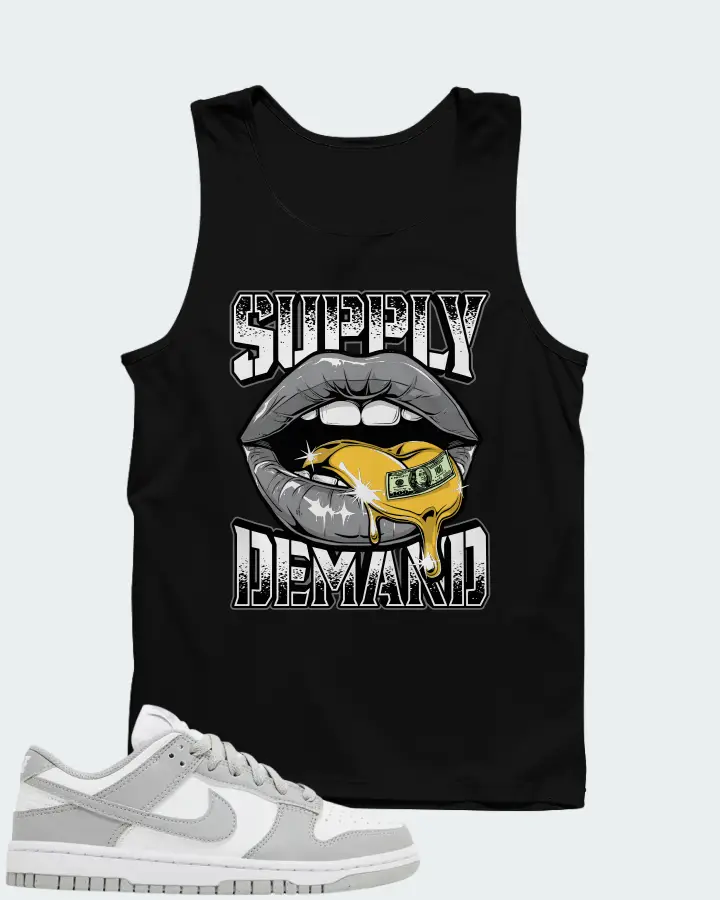 Nike Dunk Low Next Nature Light Smoke Grey Matching Tank Top