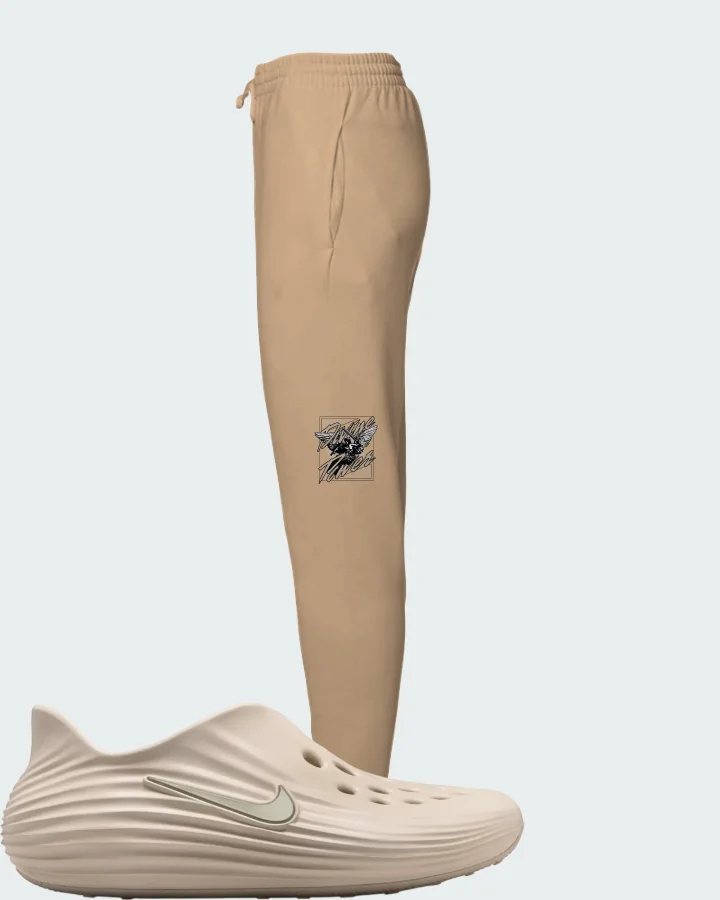 Nike ReactX Rejuven8 Light Orewood Brown Matching Joggers