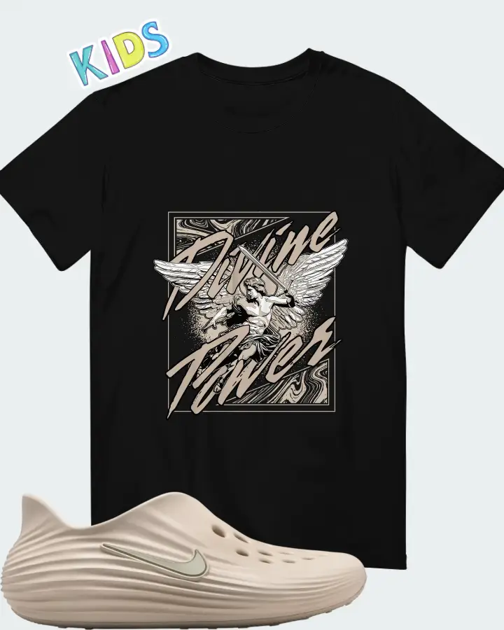 Nike ReactX Rejuven8 Light Orewood Brown Matching Kid's T-Shirt