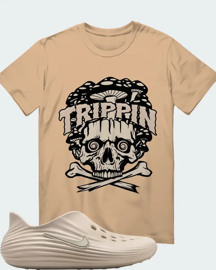 Nike ReactX Rejuven8 Light Orewood Brown Matching T-Shirt