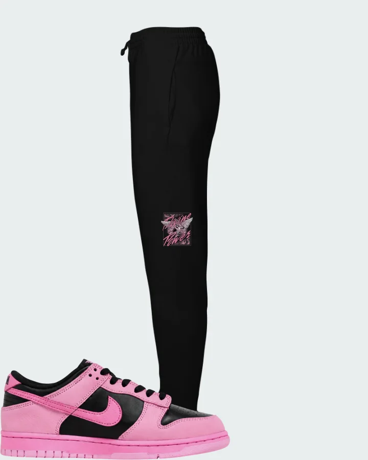 Nike Dunk Low SE Pink Rise Matching Joggers