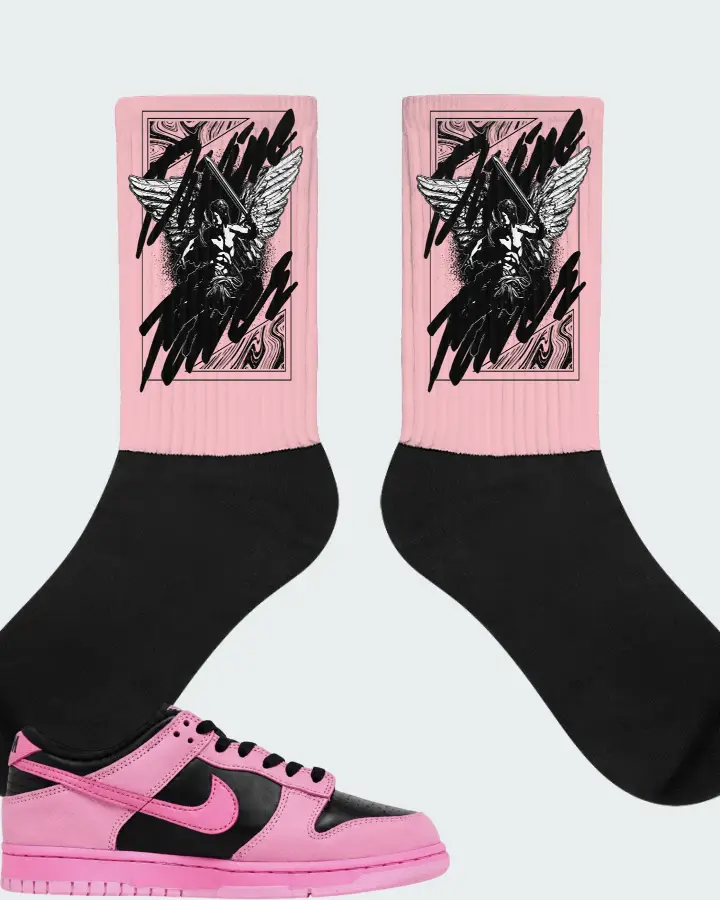 Nike Dunk Low SE Pink Rise Matching Socks