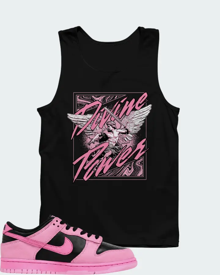 Nike Dunk Low SE Pink Rise Matching Tank Top